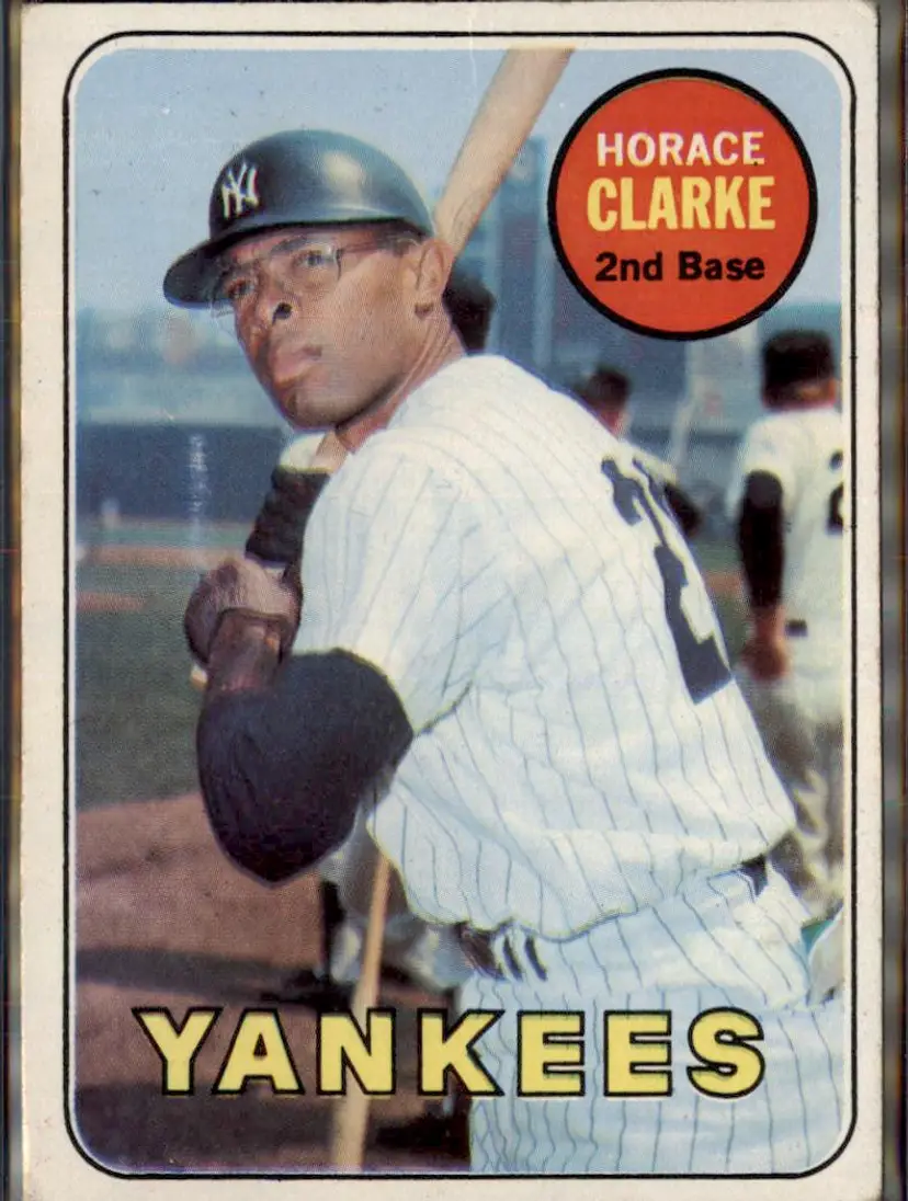 1969 Topps #87 Horace Clarke - (pk3) - New York Yankees