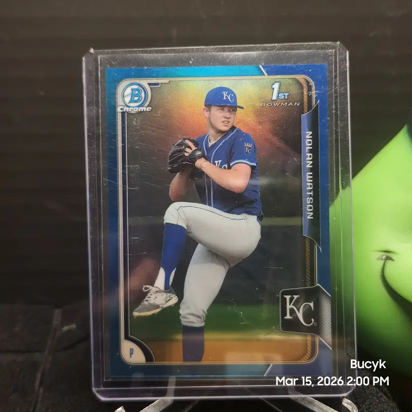 2015 Bowman Chrome Blue - Nolan Watson Kansas City Royals 15/150