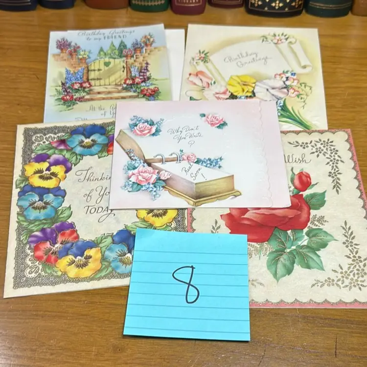 Vintage Greeting Card Lot 8