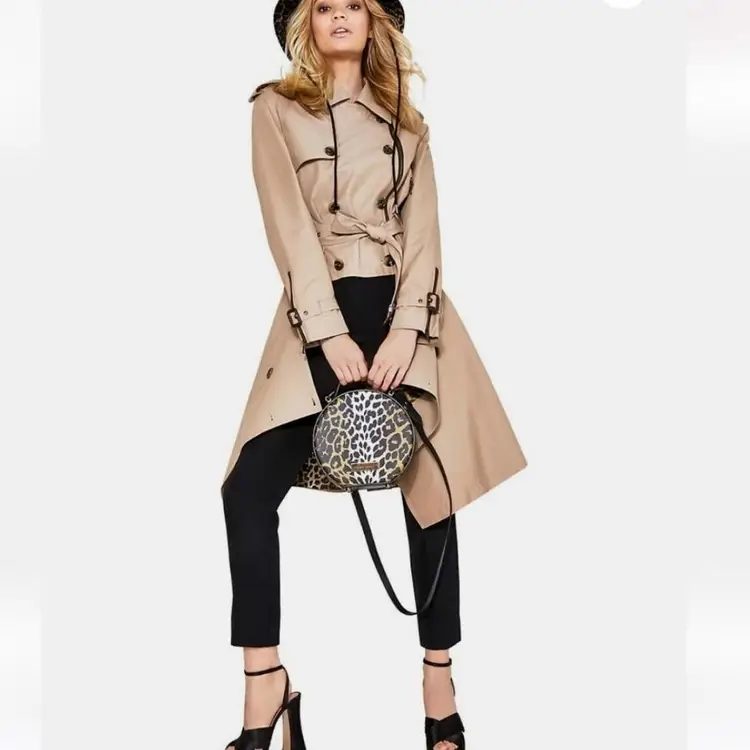 London Fog x Jeremy Scott Leather Crossbody Bag, New,  Retail $225