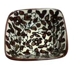 Small Floral Square Dish