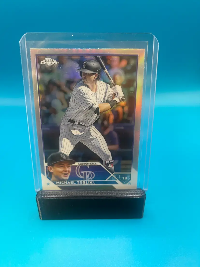 Michael Toglia Topps Chrome Refractor RC Colorado Rockies