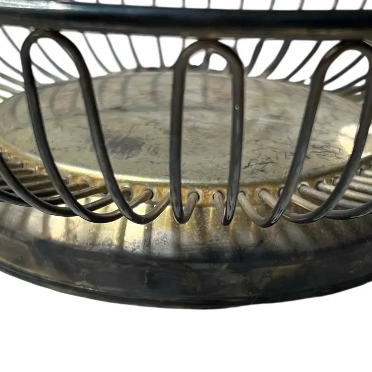 Vintage International Silver Plated 10.5 X 3.75" Bread Bowl 1991