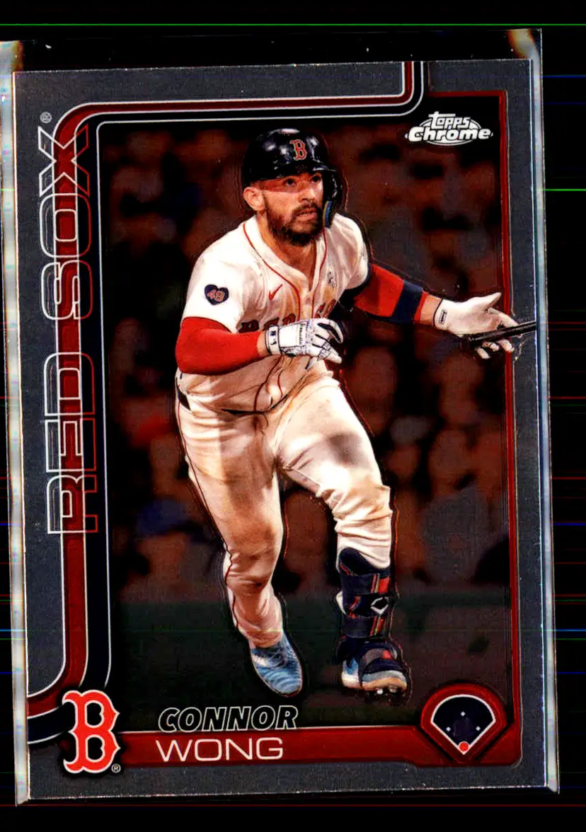 Connor Wong 2025 Topps Chrome #10 - (113) - Boston Red Sox