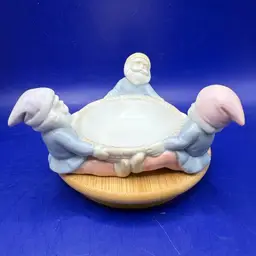 Fitz And Floyd Small Gnome Trinket Dish - 1983