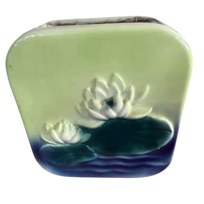Royal Copley Water lily planter vase Mid Century
