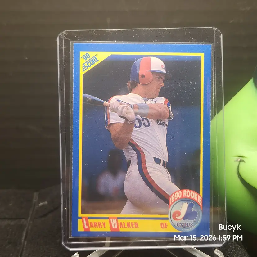 1990 Score - Larry Walker Montreal Expos