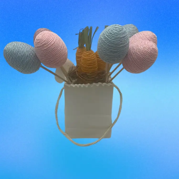 #01 Pottery Bunny Rabbit With A Handle