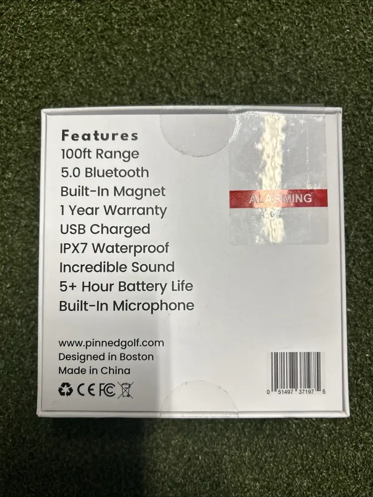 New Pinned Golf Dart 2.0 Magnetic Speaker Red