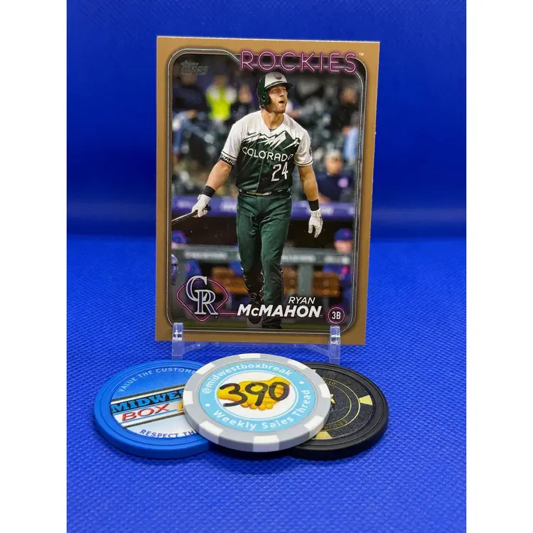Ryan McMahon - Topps 2024 - Colorado Rockies - Gold Parallel /2024