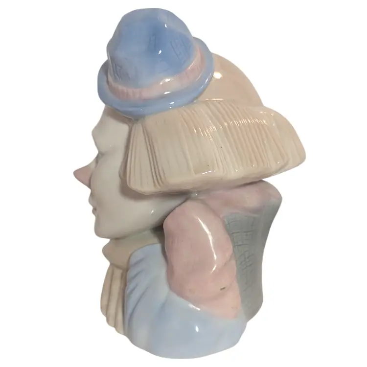 Vintage Paul Sebastian Fine Porcelain Clown Pierrot Sad “Feelings” Figurine Bust