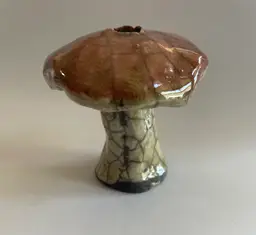Raku Mushroom Bead