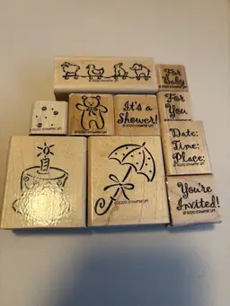 Stampin' Up Announcements Partial Set, 11 of 13 Stamps
