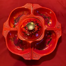 14. MCM California Pottery Chip & Dip