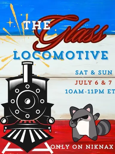 July Glass Locomotive! ✨ 