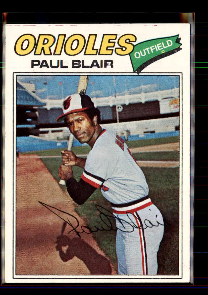 Paul Blair 1977 Topps #313 - (144) - Baltimore Orioles