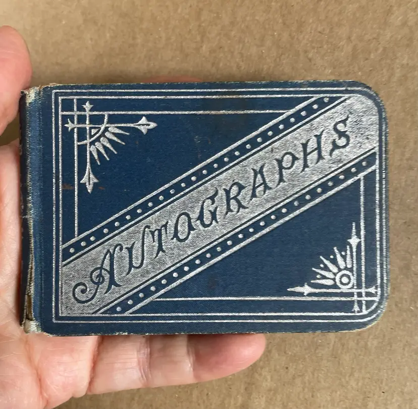 Antique Autograph/Friendship Book. 1880’s