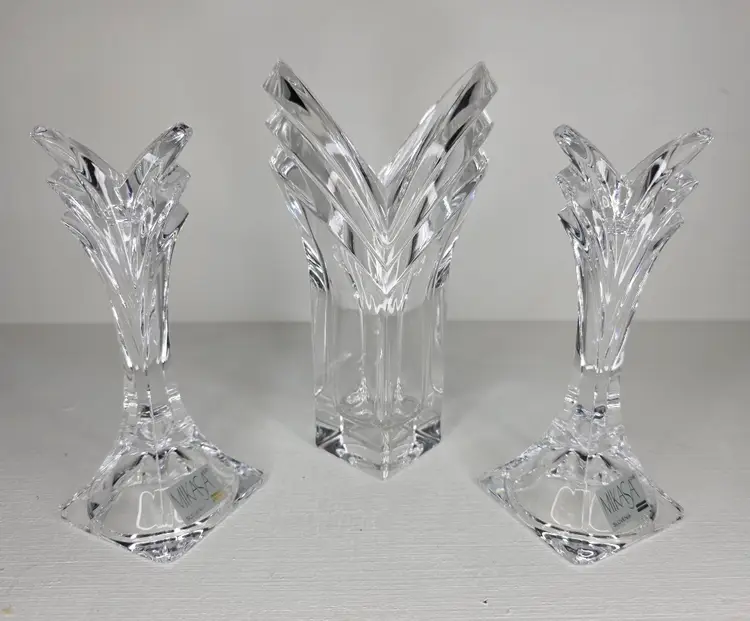 Mikasa "Deco" Flower Vase & Candlestick Holders