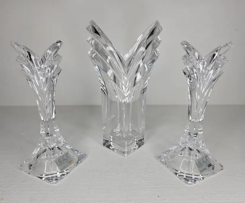 Mikasa "Deco" Flower Vase & Candlestick Holders