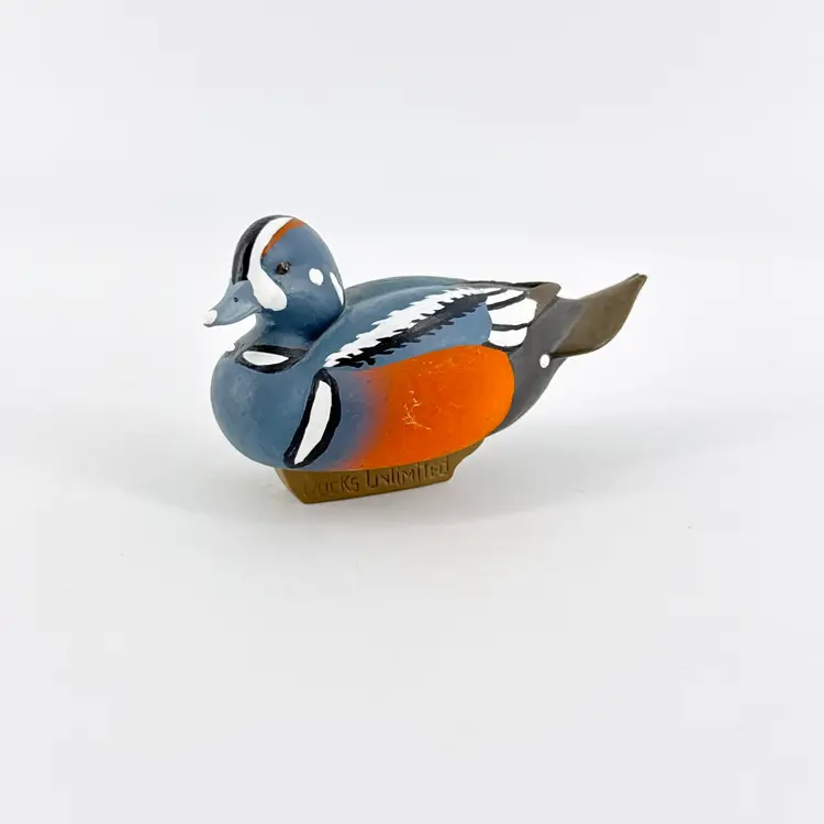 Jett Brunet Ducks Unlimited Harlequin 2011 Miniature Decoy