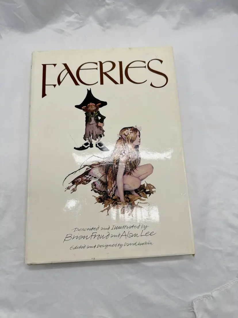 VTG HTF! Faeries book Brian Frond & Alan Lee