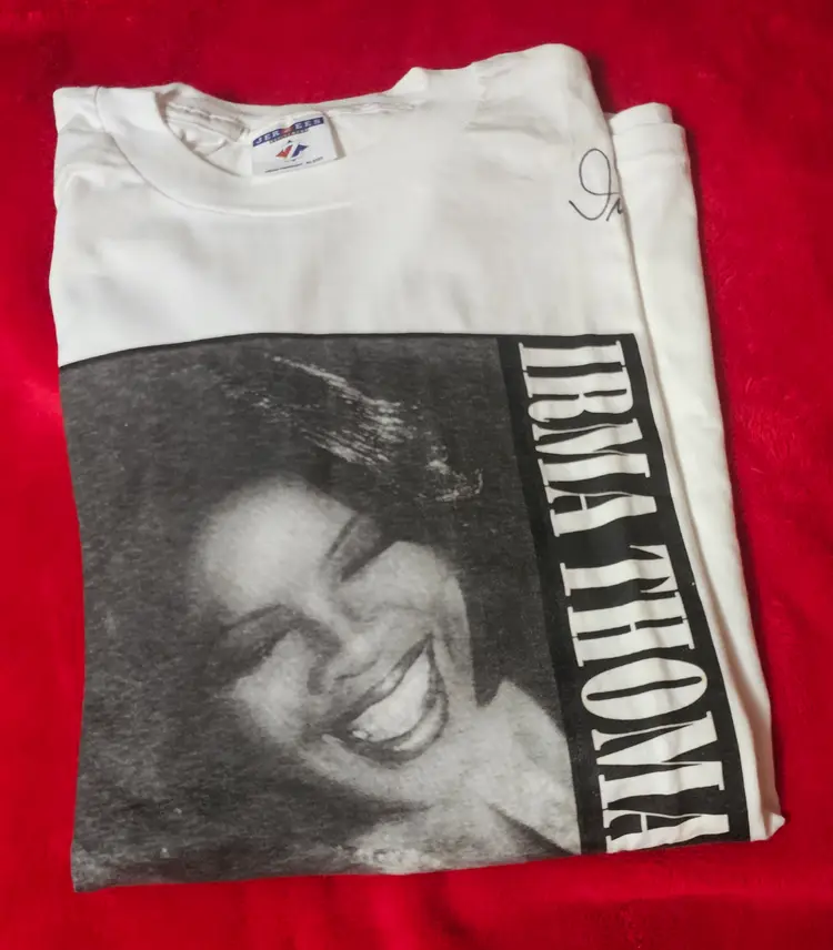 Vintage Autographed Irma Thomas Signed Lions Den New Orleans Double Sided