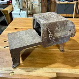 Vintage Johnson No. 101 Cast Iron Benchtop Soldering Furnace Forge