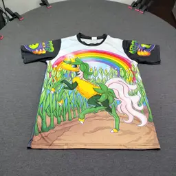 Codex Mens Medium The Cornicorn Graphic Jersey Shirt Unicorn Corn Pun Maize M