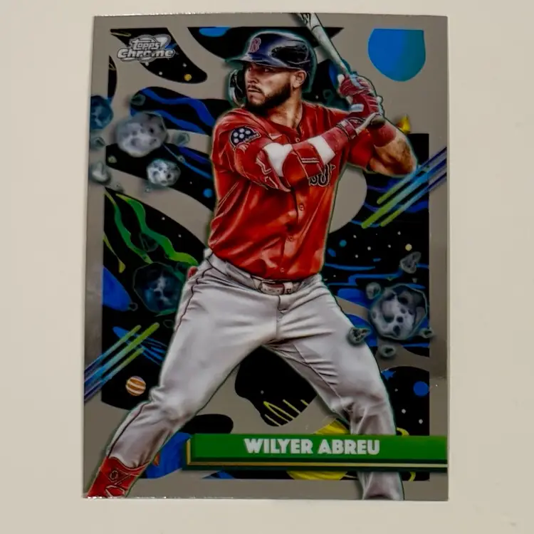 Wilyer Abreu Cosmic Chrome Boston Red Sox