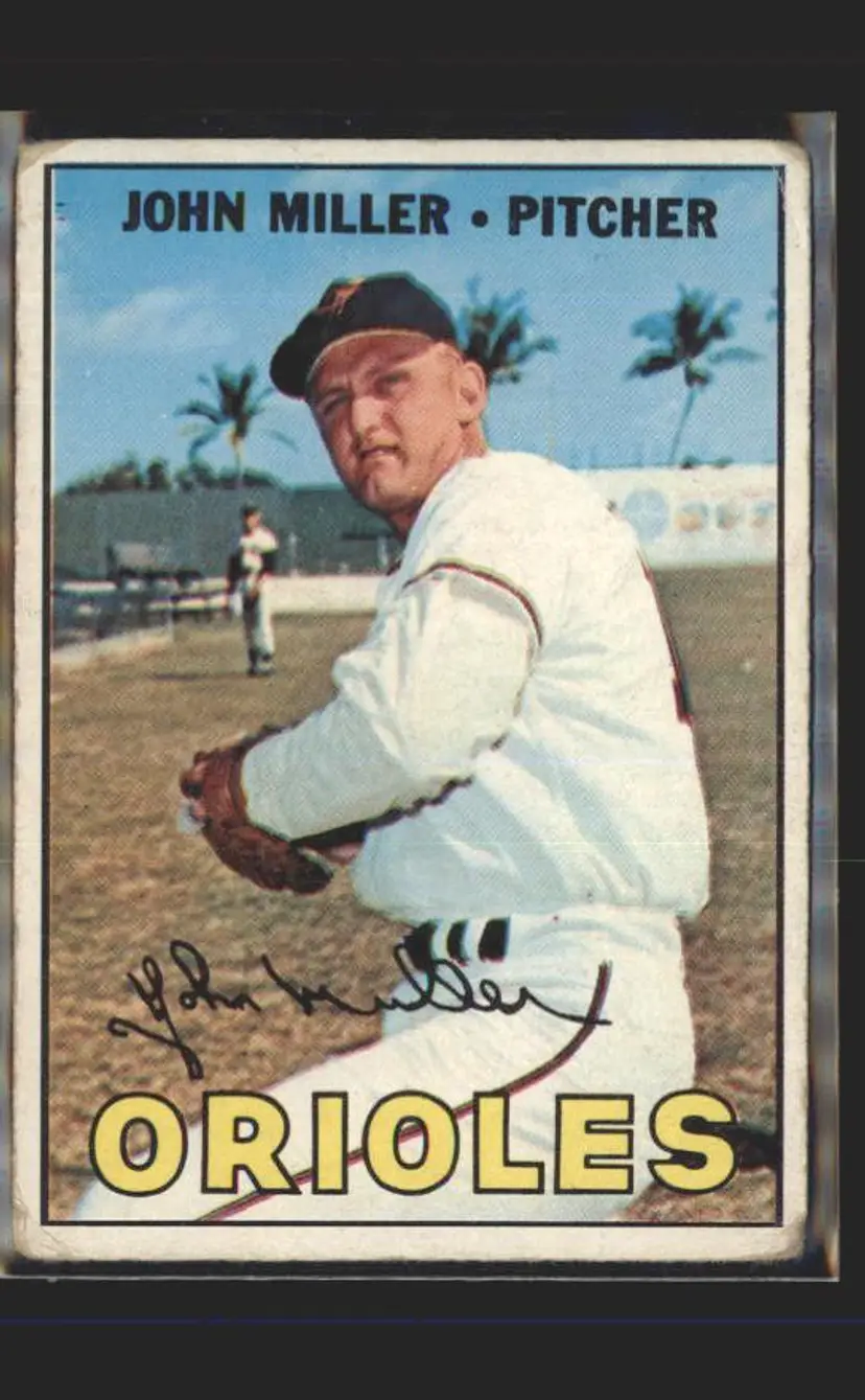 1967 Topps #141 John Miller - (137) - Baltimore Orioles