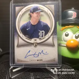 2021 Topps Definitive Collection Auto - Casey Mize Detroit Tigers 4/50