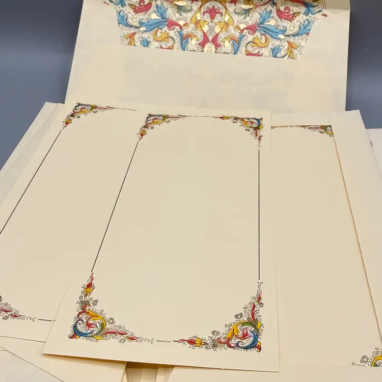 item is the Blue Classica Boxed Stationery Set by Rossi 1931.