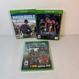 Xbox One 3 Game Lot With Jump Force And More