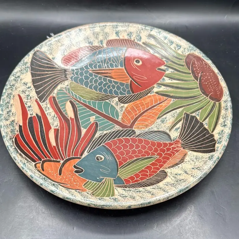 Tonala Fish Plate Wall Decor