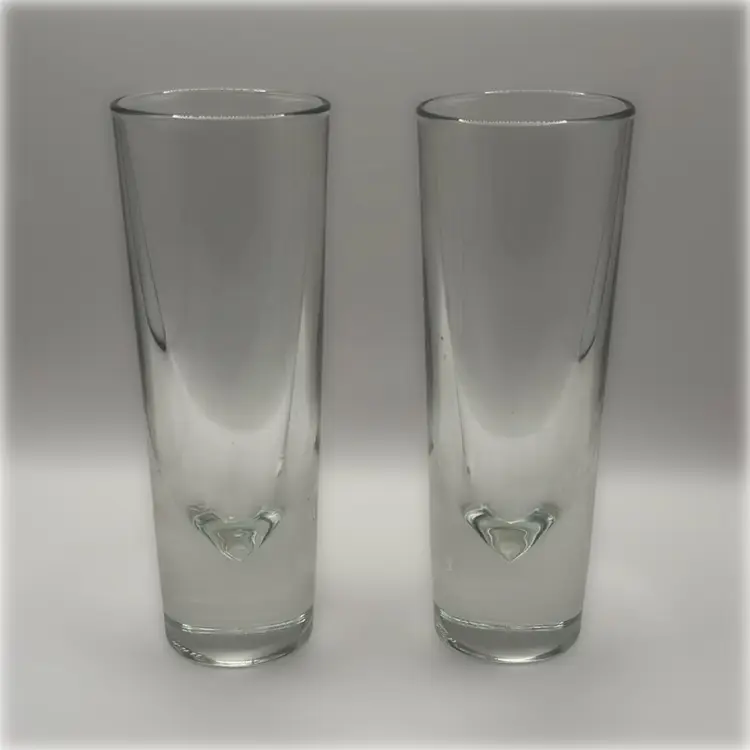 Vintage Carlo Moretti Italian Brunch “Bullet” Glasses 6.75” Tall 6 ounce Capacity