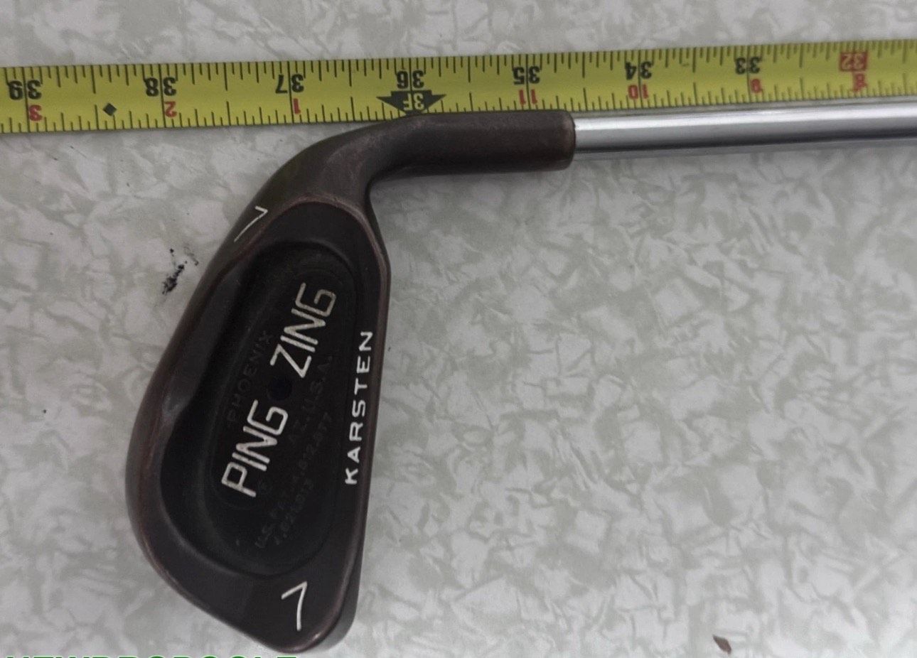 PING ZING BERYLLIUM COPPER IRON SET 3-PW-SW JZ Steel Stiff Flex