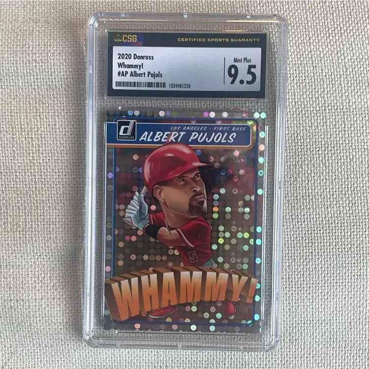 2020 Donruss Whammy Albert Pujols CSG 9.5 Los Angeles Angels