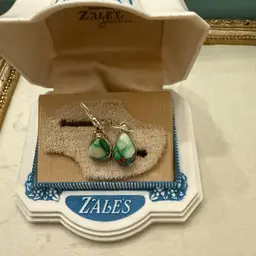 Sterling Peacock Dahlia Earrings