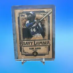 Hank Aaron Topps Series 2 Heavy Lumber SSP Atlanta Braves