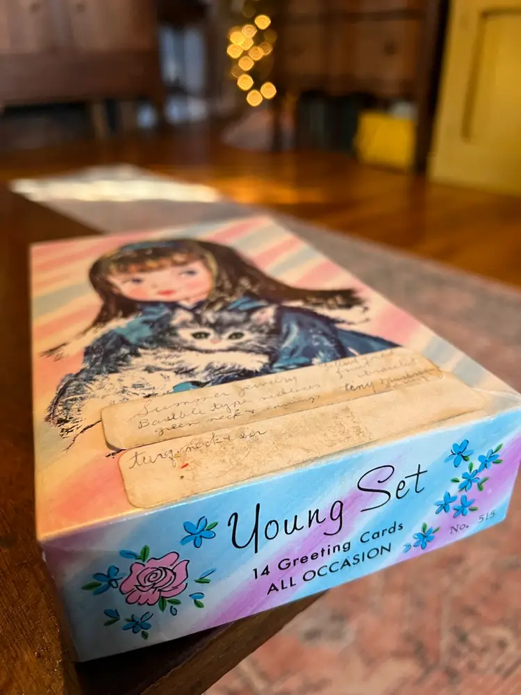 Vintage Card Box- Box Only