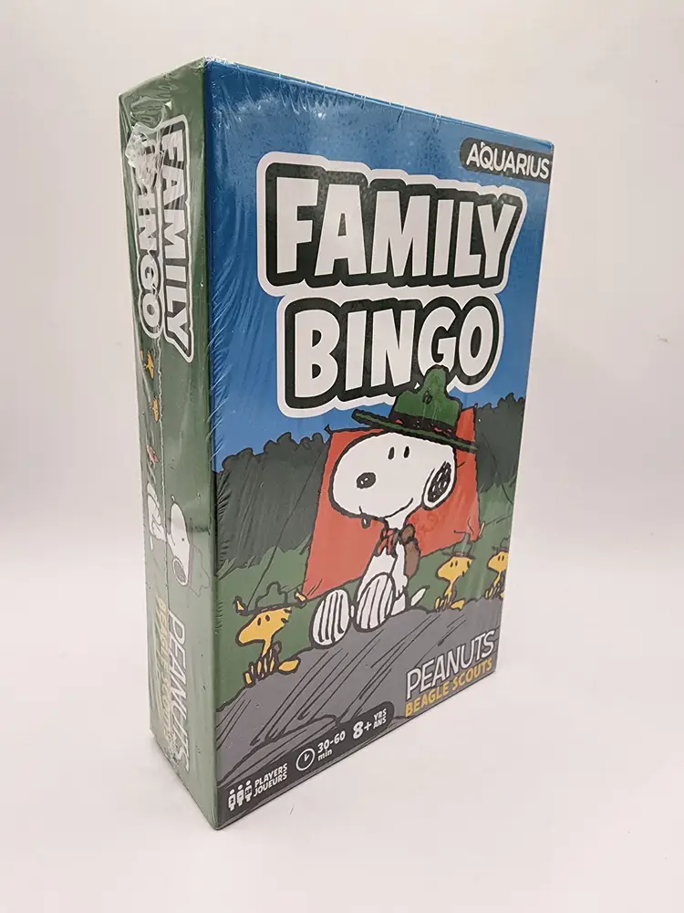 Peanuts Snoopy Beagle Scouts Family Bingo Game New Sealed
