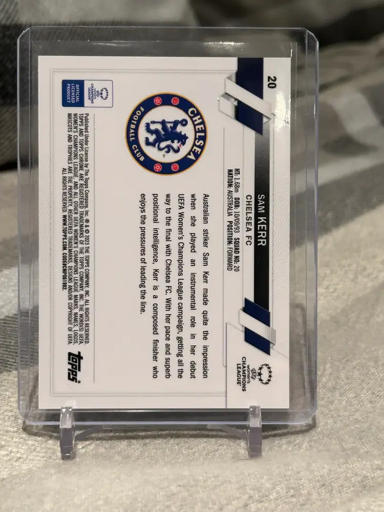 Sam Kerr - 22/23 Topps Chrome UEFA Women’s Champions League