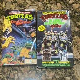 TMNT Teenage Mutant Ninja Turtles Vhs Tapes
