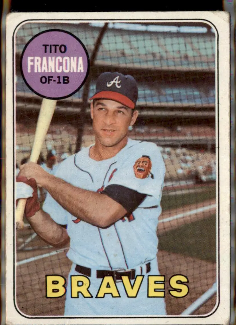 1969 Topps #398 Tito Francona - (pk3) - Atlanta Braves