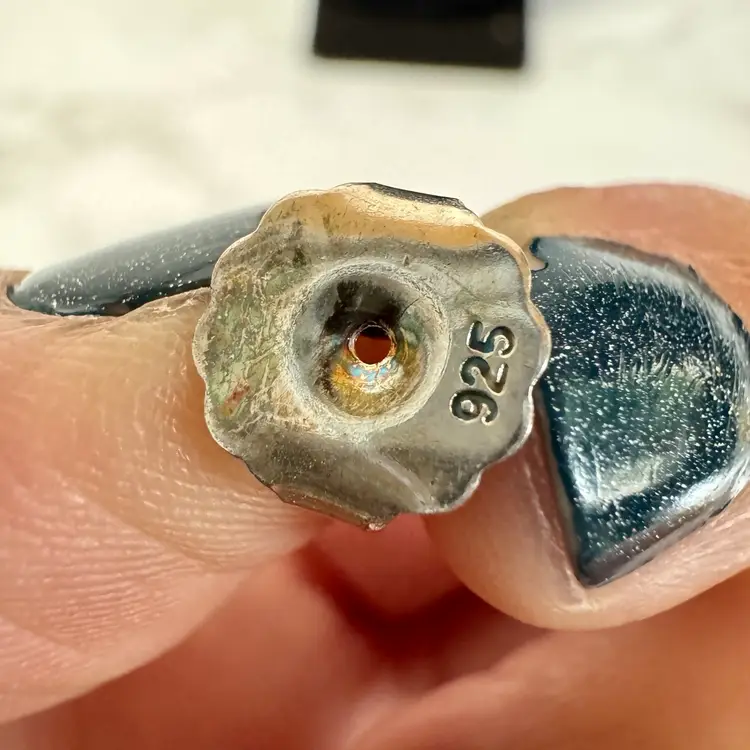 Sterling Silver Heart Openwork Pierced Earrings