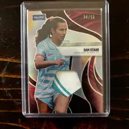 Sam Staab Relic /50 Chicago Stars 2025 Parkside Pacific