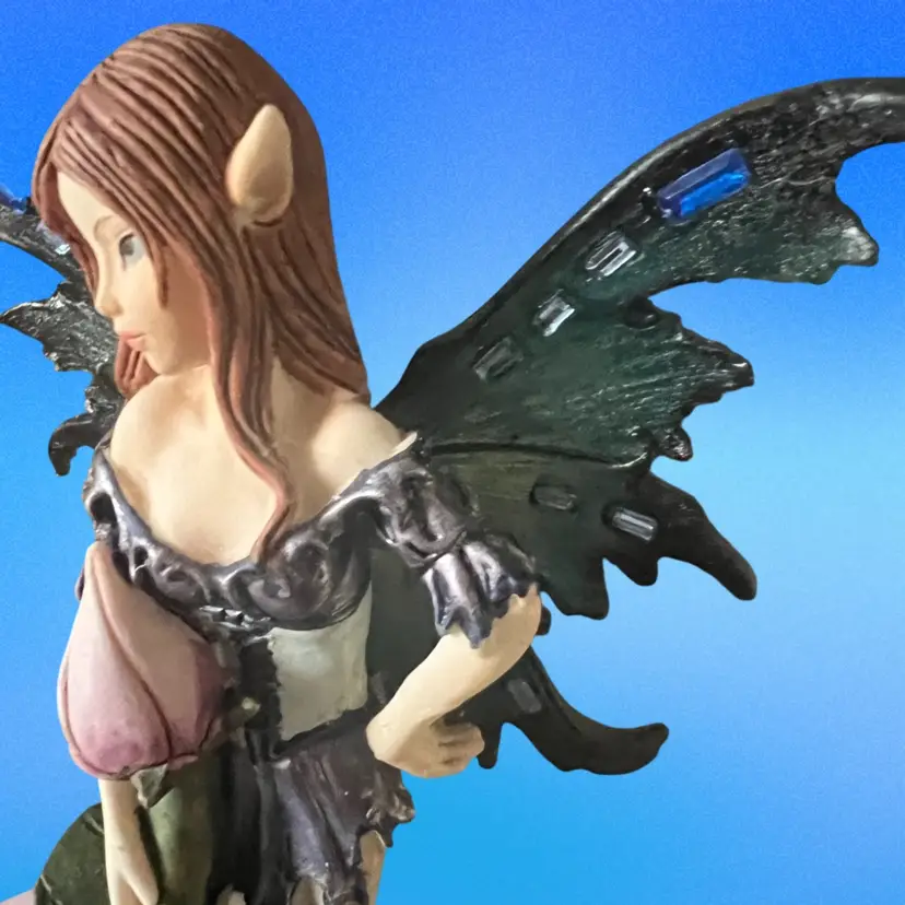 7” Garden Fairy With Lights And New Batteries