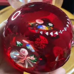 Red Paperweight