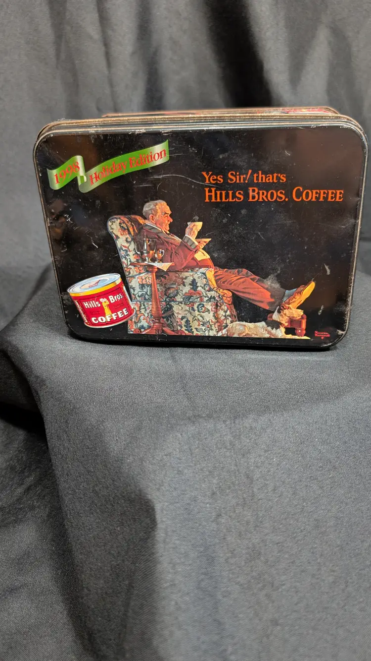 1998 Hills Bros. Coffee Holiday Edition Tin