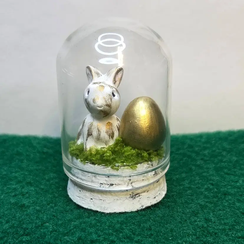 Lucky Golden Egg Mini Miniature Cloche
